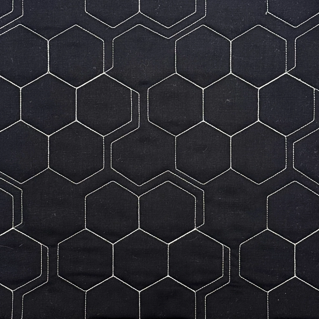 Honeycomb quilting pattern